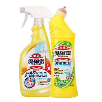 花王（KAO）洁厕灵浴室清洁 厕所瓷砖马桶清洁剂 柠檬香1000ml包装随机发货 商品图3