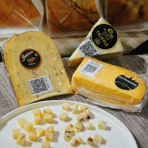 【葡悦商店】奶酪套餐 A (老阿姆斯特丹280g+美食庄园黑松露绵羊奶酪200g +核桃芝士300g） 商品图0