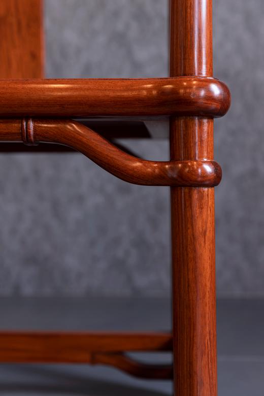 红桥红  家具严选  缅甸花梨（大果紫檀）【 88 圆包圆带屉方桌 五件套 】 商品图9