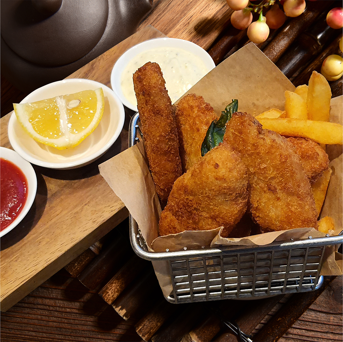 ★英式炸鱼薯条  English fish and chips