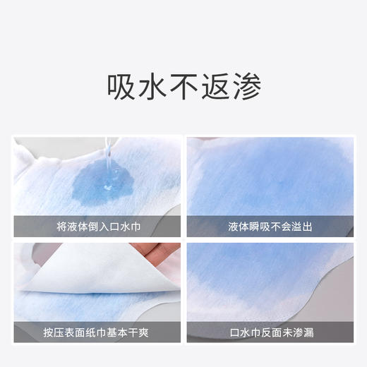 德佑新生儿一次性口水巾全新升级3色可选20片*1盒 商品图3