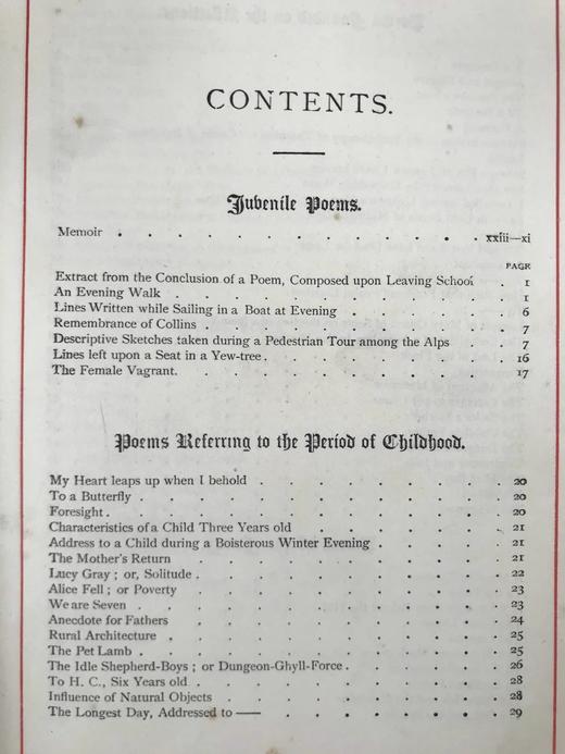 约19世纪后期 华兹华斯诗集 约10幅版画插图 漆布精装32开 商品图5