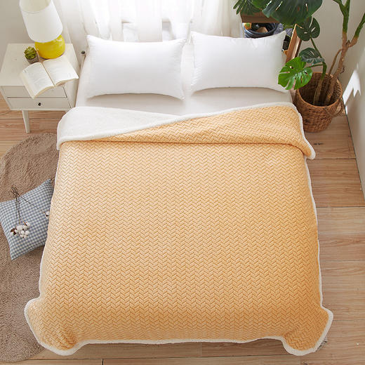 恒源祥HYX005MT麦穗毯 驼色【CZ】 商品图0