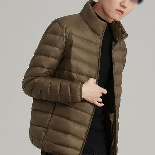 裁缝学苑MQ15 新款秋冬轻薄羽绒服纸样男款棉服立领外套衣服样板 商品图3