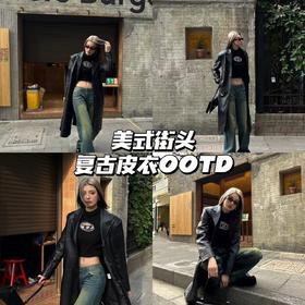 气场up⬆ 垫肩气质风衣防风力max~