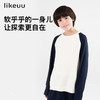 likeuu儿童卫衣卫裤男女中大童休闲探索圆领卫衣ZY 商品缩略图0