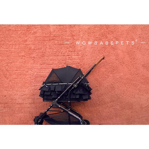 Wowbabepets赫本风小型宠物外出四轮推车轻便可折叠狗狗猫咪通用 商品图1