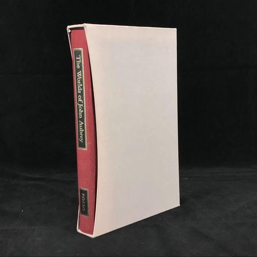 约翰·奥布雷《英国名人小传》节选 数十幅插图 精装16开带书匣 商品图0