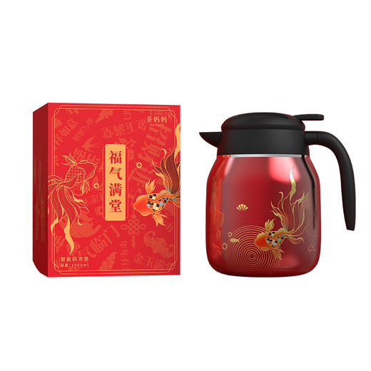 【兔年限定】澜沧古茶福气满堂焖泡壶1000ml 商品图1