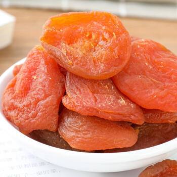 百历坚 红杏干500g/罐 吊干杏 蜜饯果干办公室零食休闲食品果脯年货送礼 商品图1