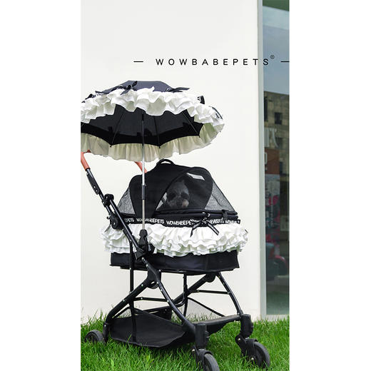 WOWBABEPETS雪皑中小型宠物轻便可折叠推车狗狗猫咪户外出行包邮 商品图0