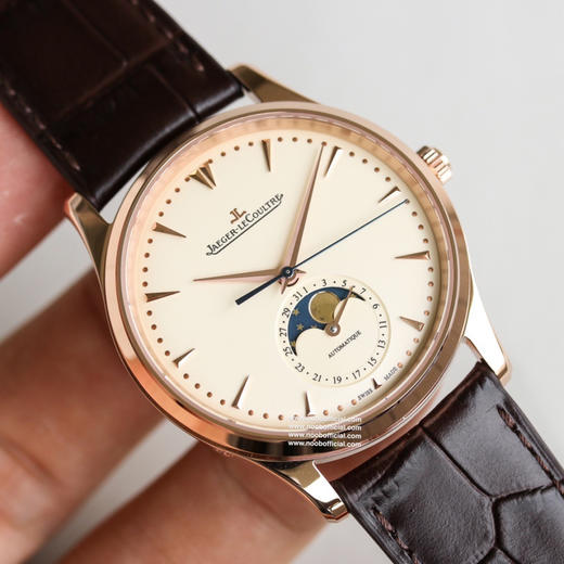 TW积jia月相1362520，表壳直径39mm，透底，男表，皮表带，自动上链机芯 商品图1