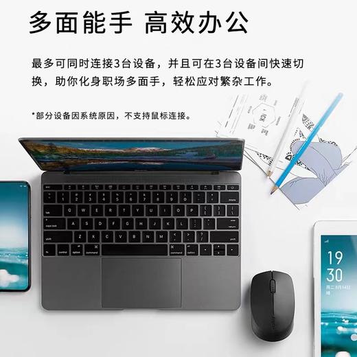 雷柏M100G无线鼠标蓝牙多模鼠标便携MAC办公静音家用蓝牙无限鼠标 商品图1