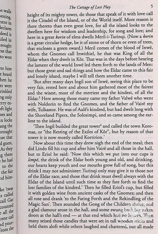 预售 【中商原版】失落的传说之一 中洲历史系列1 英文原版 The Book of Lost Tales Part 1 John Ronald Reuel Tolkien 托尔金 商品图8