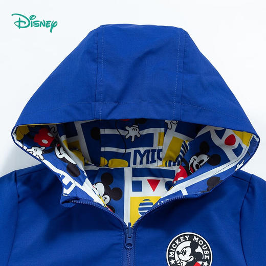 迪士尼童装秋冬新品男童时尚冲锋衣一衣三穿时尚摇粒绒外套223S1730 商品图7