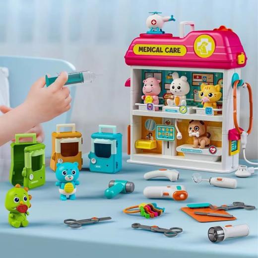 山姆同款小演员班尔纳宠物医院角色扮演体验儿童过家家玩具礼物 商品图1