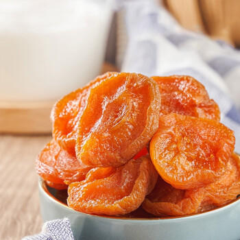 百历坚 红杏干500g/罐 吊干杏 蜜饯果干办公室零食休闲食品果脯年货送礼 商品图2