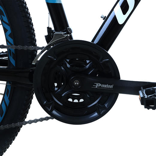 UPLAND（阿普兰）X100铝合金27.5寸24速碟刹避震成人变速山地自行车黑色/白色 商品图6