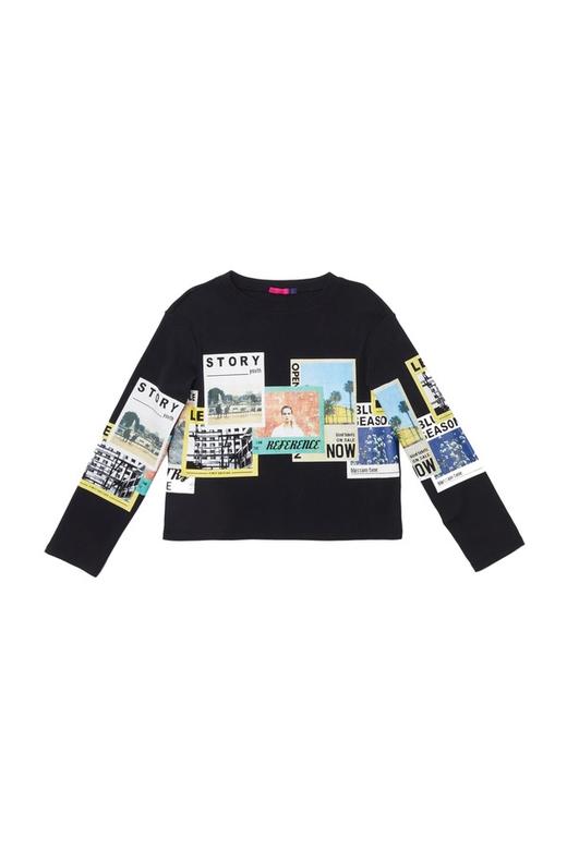 AVA 海报图案宽松卫衣 4851 商品图4