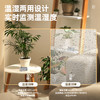 得力DL336002温湿度计闹钟+背光(白) 商品缩略图4