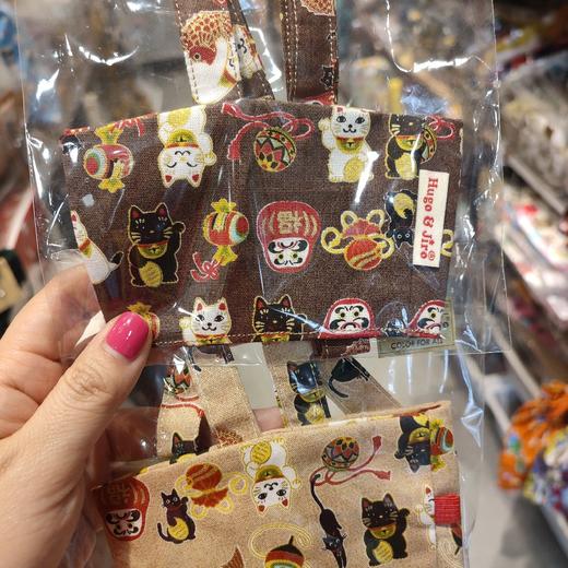 HUJI祤集手提杯套风の花招财猫猫 商品图0