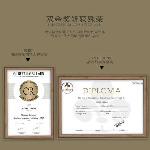 【蝉联6年G＆G金奖】菲特瓦·玛佐城堡珍藏 超级波尔多AOC产区 13.5%vol 商品图5