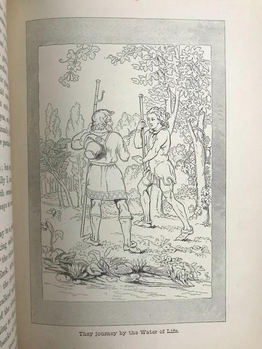 1898年 班扬《天路历程》 约60幅插图 漆布精装32开 商品图8