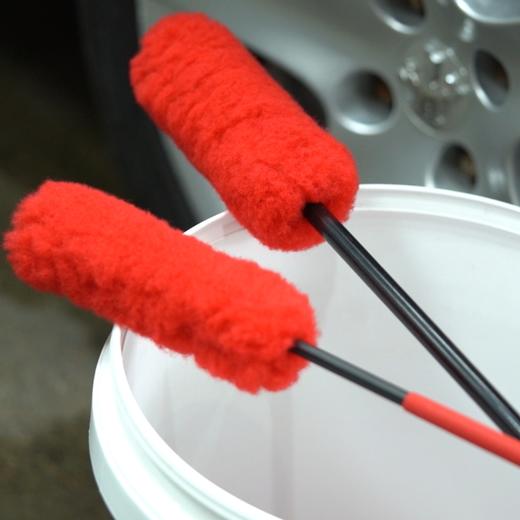 D4E仿羊毛轮毂清洁刷两件套 商品图2