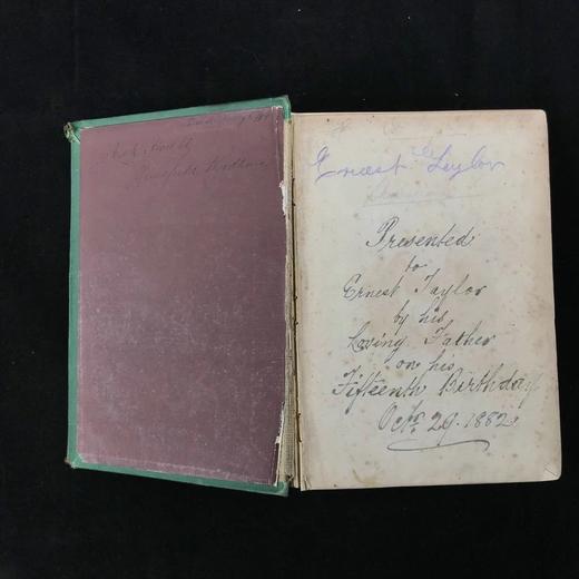 约19世纪后期 华兹华斯诗集 约10幅版画插图 漆布精装32开 商品图2