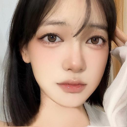 Pinkpeach【豌豆子】自然扩瞳原创甜蜜玛奇朵边缘超美 可爱日常通勤 商品图0