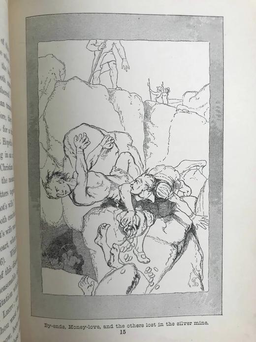 1898年 班扬《天路历程》 约60幅插图 漆布精装32开 商品图9