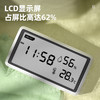 得力DL336002温湿度计闹钟+背光(白) 商品缩略图2