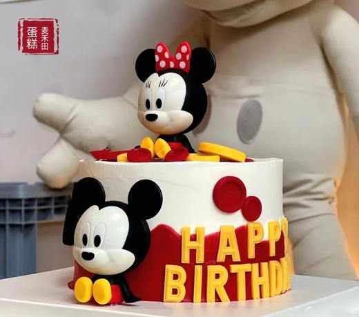 米奇&米妮（翻糖工艺需提前4小时预订，动物奶油更好吃） 商品图0