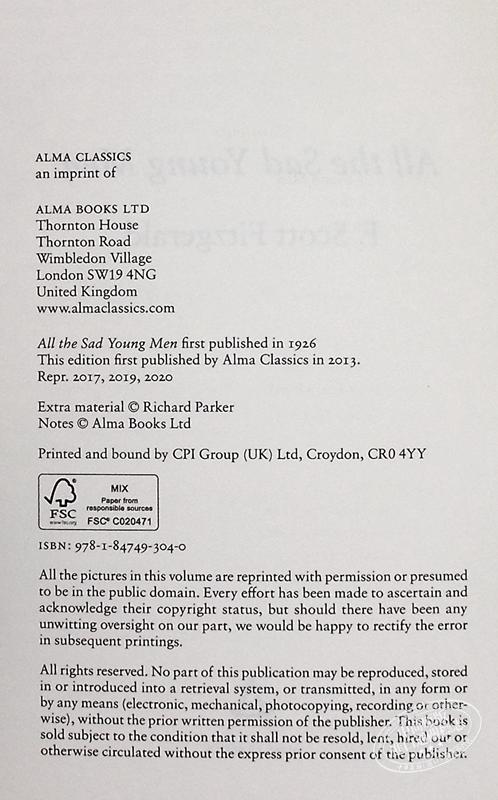 【中商原版】斯科特·菲茨杰拉德系列 所有悲伤的年轻人 英文原版 All the sad young men Francis Scott Fitzgerald 商品图4