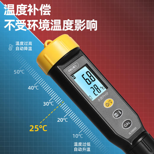 得力水质PH计(黄) 商品图4