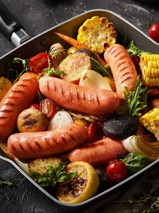 顺丰包邮 健身教练推荐【拒绝淀粉肠 ！10根-25根】柏慧火山石烤肠批发地道肉肠原味热狗肉肠早餐肠烧烤肉肠香肠家用 商品图0