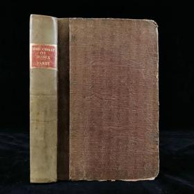 1833年 萨塞克斯海岸风物志 7幅版画插图 真皮脊精装18开