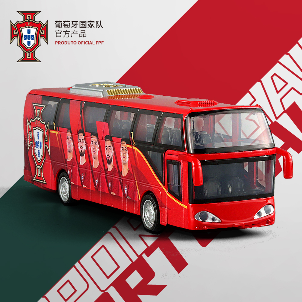 葡萄牙国家队官方商品丨球迷大巴车2022世界杯C罗球迷周边纪念品