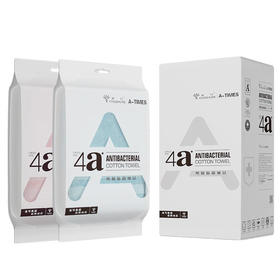 金号瑞柏4A抗菌毛巾双条毛巾盒装AT008-3