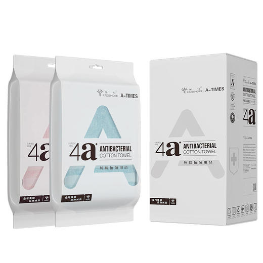 金号瑞柏4A抗菌毛巾双条毛巾盒装AT008-3 商品图0