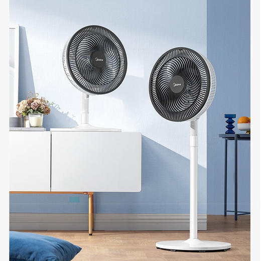 美的大风力台立式强力节能摇头落地扇FSA30VAC 商品图1