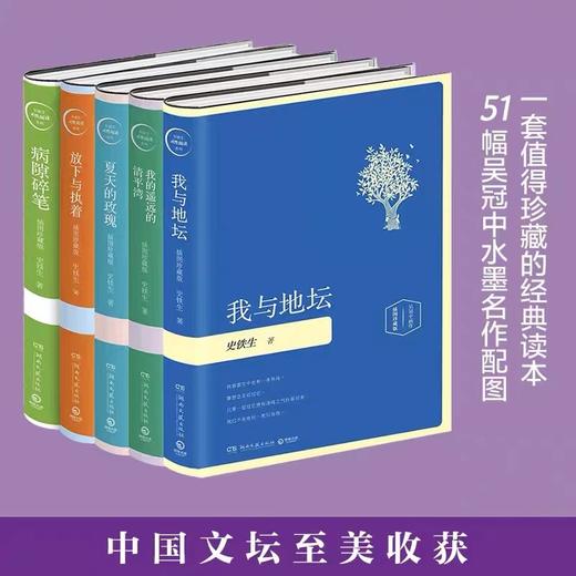 放下与执着+夏天的玫瑰+病隙碎笔+我的遥远的清平湾+我与地坛史铁生作品集全套共5册文学散文随笔励志畅销书籍 商品图0