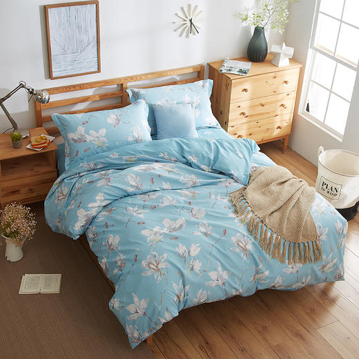 恒源祥HYX033TJ玉兰花开印花四件套 200*230cm【CZ】 商品图0