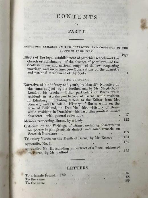 1824年 彭斯诗集 含传记 1幅肖像插图 真皮精装32开 商品图4