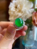 近玻璃木纳艳绿蛋面戒指【2230611】具体价格微信咨询 商品缩略图3
