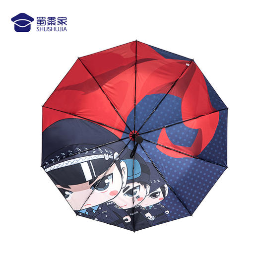 【实付满199送钥匙扣】【我心飘扬自动伞】文创元素伞全自动折叠两用晴雨伞抗紫外线 商品图4
