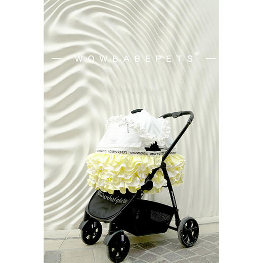 Wowbabepets云层里的星星中大型猫狗宠物推车轻便折叠外出便携 商品图2