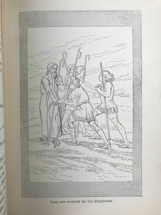 1898年 班扬《天路历程》 约60幅插图 漆布精装32开 商品图3