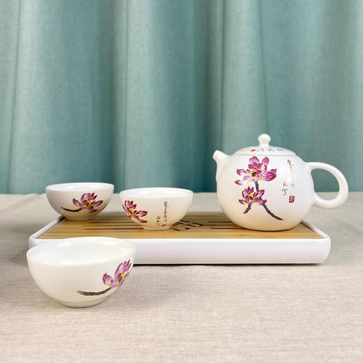 沏一杯茶映日荷花茶具套组 商品图3