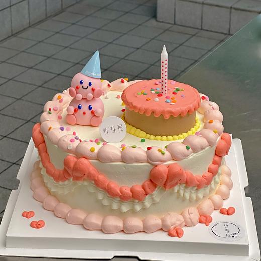 星之卡比 / 可爱造型的生日蛋糕 / 新西兰进口高品质纯动物奶油制作 商品图0